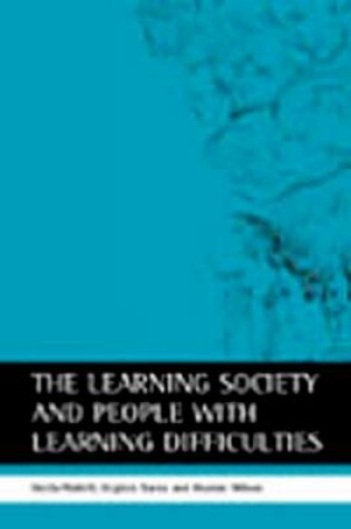 Cover of The Learning Society and people with learning difficulties