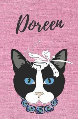 Cover of personalisiertes Notizbuch Katze / Malbuch / Tagebuch / Journal / DIN A5 / Geschenk Doreen