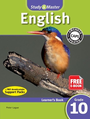 Cover of Study & Master English FAL Learner's Book Grade 10