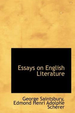 Cover of Essays on English Literature