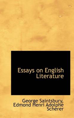 Book cover for Essays on English Literature