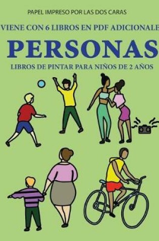 Cover of Libros de pintar para niños de 2 años (Personas)