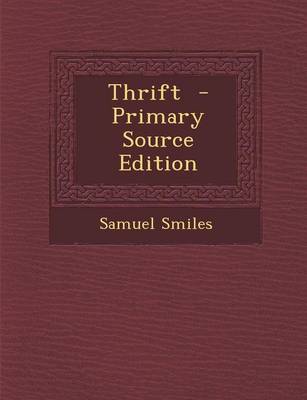 Book cover for Thrift - Primary Source Edition