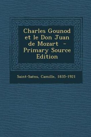 Cover of Charles Gounod Et Le Don Juan de Mozart