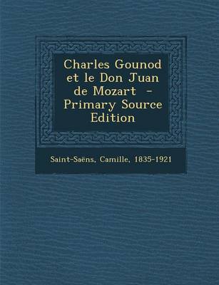 Book cover for Charles Gounod Et Le Don Juan de Mozart