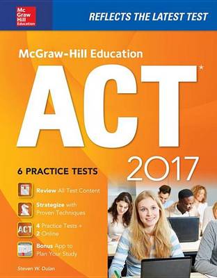 Book cover for McGraw-Hill Education ACT 2017 Edition