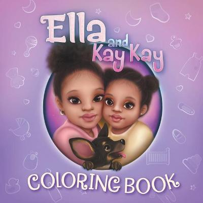 Book cover for Ella and Kay Kay Coloring Book