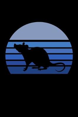 Book cover for Blue Retro Rat Silhouette