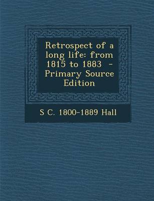 Book cover for Retrospect of a Long Life