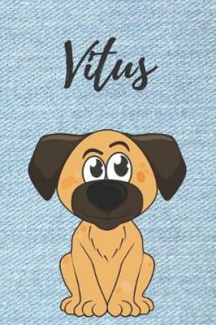 Cover of Vitus Hund-Malbuch / Notizbuch Tagebuch