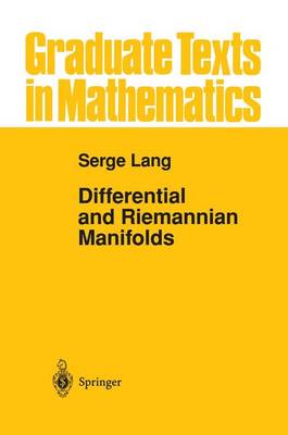 Book cover for Differential and Riemannian Manifolds
