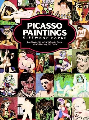 Book cover for Picasso Paintings Giftwrap Paper