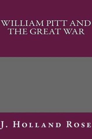 Cover of William Pitt and the Great War