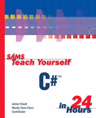 Book cover for Sams Teach Yourself C# in 24 Hours