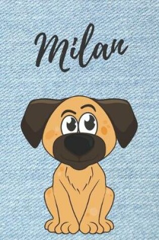 Cover of Milan Hunde-Notizbuch / Malbuch / Tagebuch