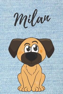 Book cover for Milan Hunde-Notizbuch / Malbuch / Tagebuch