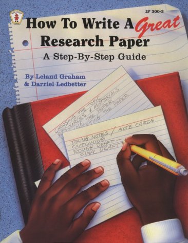 Book cover for How to Write a Great Research Paper