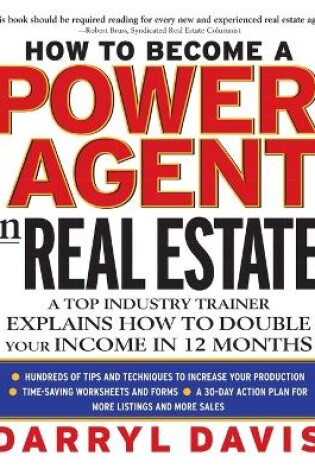 Cover of How to Become a Power Agent in Real Estate (PB)