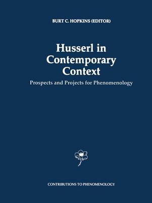 Book cover for Husserl in Contemporary Context