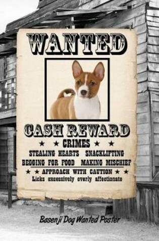 Cover of Basenji Dog Wanted Poster