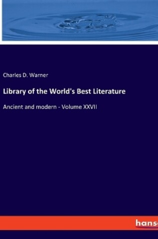 Cover of Library of the World's Best Literature