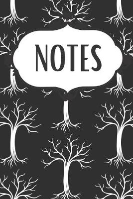 Book cover for Spooky Trees Portable Notebook