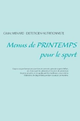 Cover of Menus de printemps pour le sport