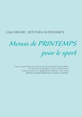 Book cover for Menus de printemps pour le sport