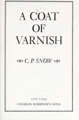 Cover of Coat of Varnish