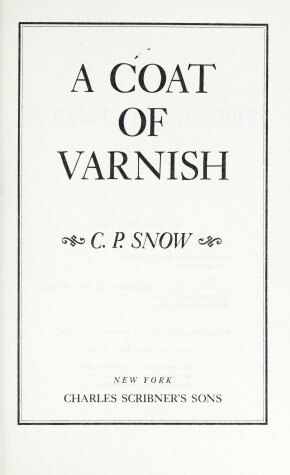 Cover of Coat of Varnish