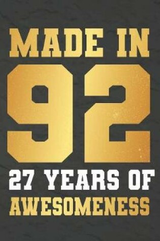 Cover of Made In 92 27 Years Of Awesomeness