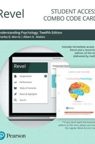 Cover of Revel for Understanding Psychology -- Combo Access Card