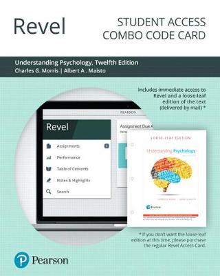 Book cover for Revel for Understanding Psychology -- Combo Access Card