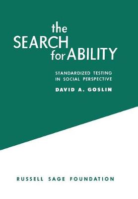 Book cover for Search for Ability