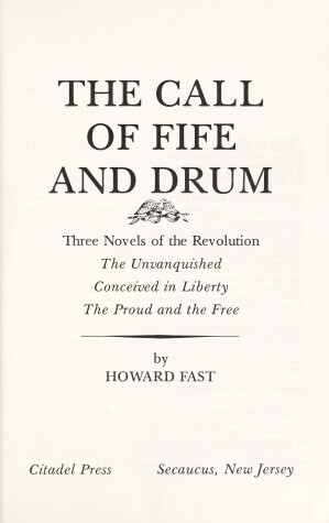 Book cover for The Call of Fife and Drum