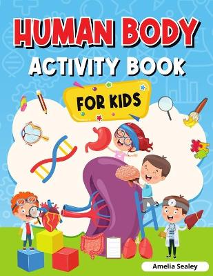 Book cover for Human Body Activity Book for Kids