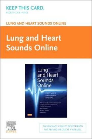 Cover of Lung and Heart Sounds Online (User Guide and Access Code) 1e