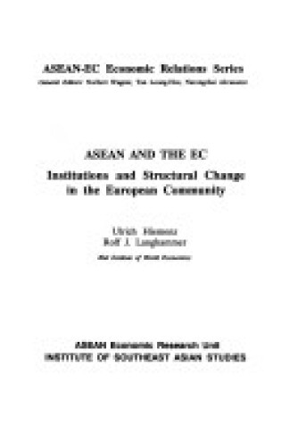 Cover of ASEAN & the EC