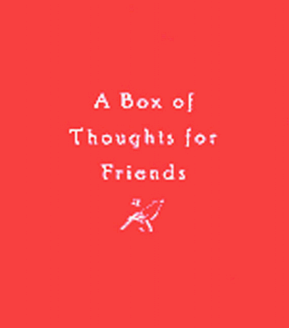 Book cover for A Box of Thoughts for Friends