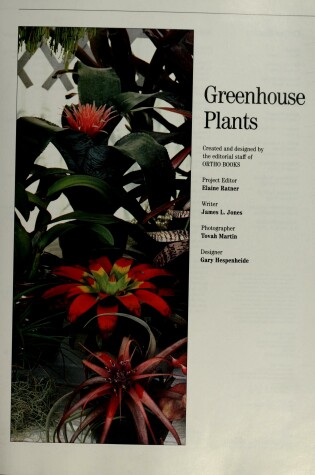 Cover of Greenhouse Plants