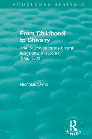 Cover of From Childhood to Chivalry