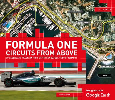 Book cover for Formula One Circuits from above with Google Earth