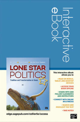 Cover of Lone Star Politics Interactive eBook Student Version