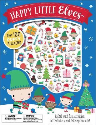 Book cover for Puffy Stickers Happy Little Elves