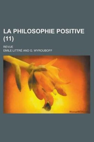 Cover of La Philosophie Positive (11); Revue