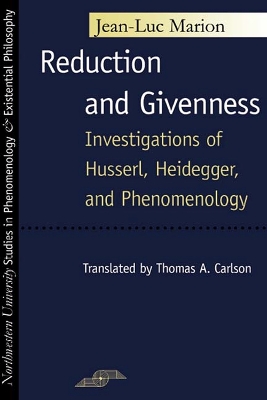 Book cover for Reduction and Givenness