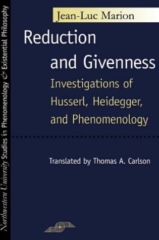 Cover of Reduction and Givenness