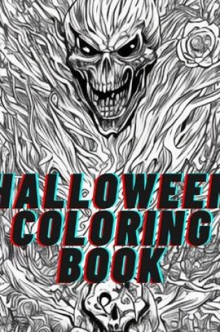 Cover of halloween coloring book