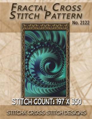 Book cover for Fractal Cross Stitch Pattern No. 2122