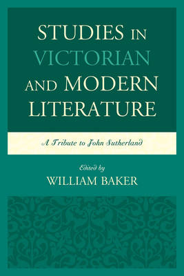 Book cover for Studies in Victorian and Modern Literature